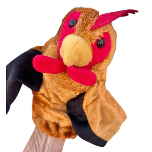 3 Cal Toy Chicken Hand Puppets Plush Creations Plush IKEA Interactive Play - Picture 2 of 16